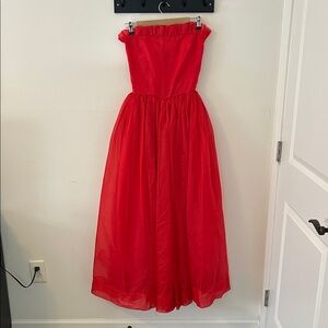 Vintage strapless dress